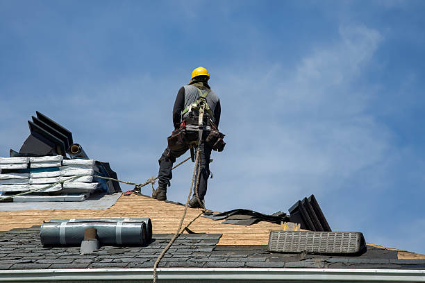 Professional Roofing technician working in Eccles, WV